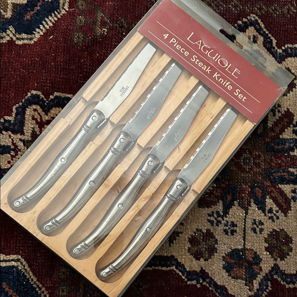 Laguiole Stainless Steel 4-Piece Knife Set